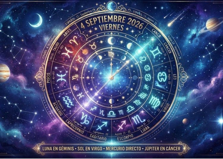 Horóscopo del 4 de septiembre de 2026: predicciones, amor, dinero y salud