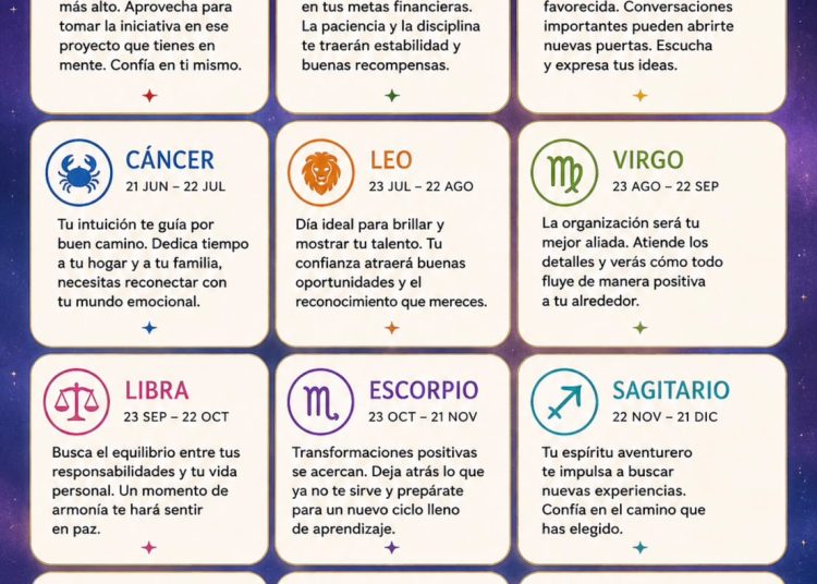 Horóscopo del 6 de septiembre de 2026: descubre qué te deparan los astros