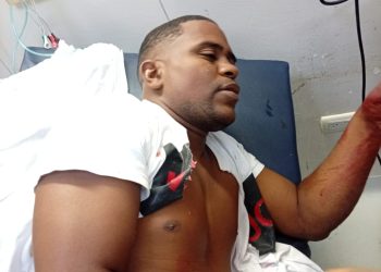 Familiares de Herodis Valdez piden justicia tras resultar herido de bala en Los Alcarrizos