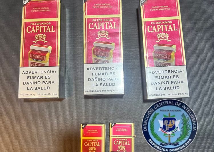 Policía ocupa drogas, cigarrillos ilícitos y tragamonedas en La Vega