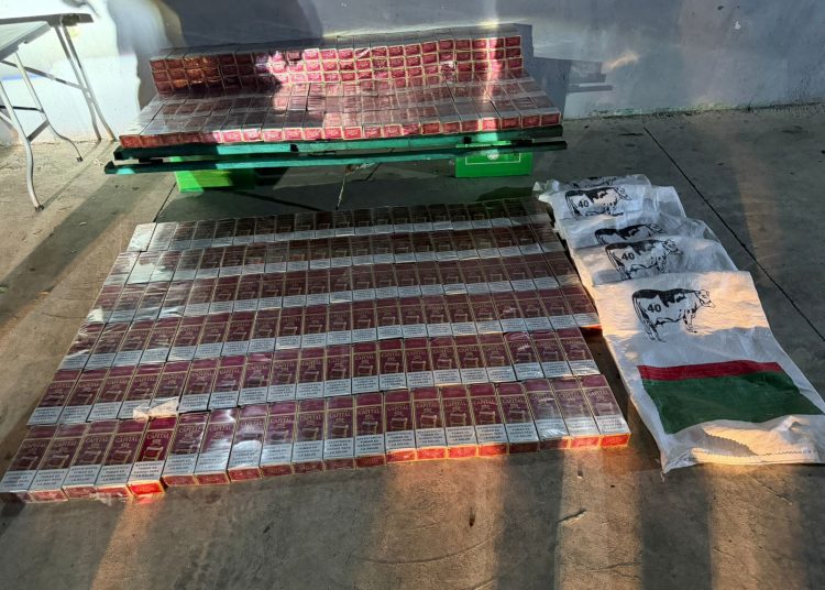 Policía ocupa 55,600 cigarrillos durante operativo preventivo en Capotillo