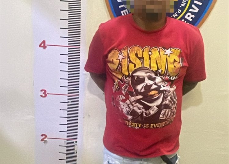 Policía Nacional apresa a un hombre con presuntas sustancias narcóticas en La Vega