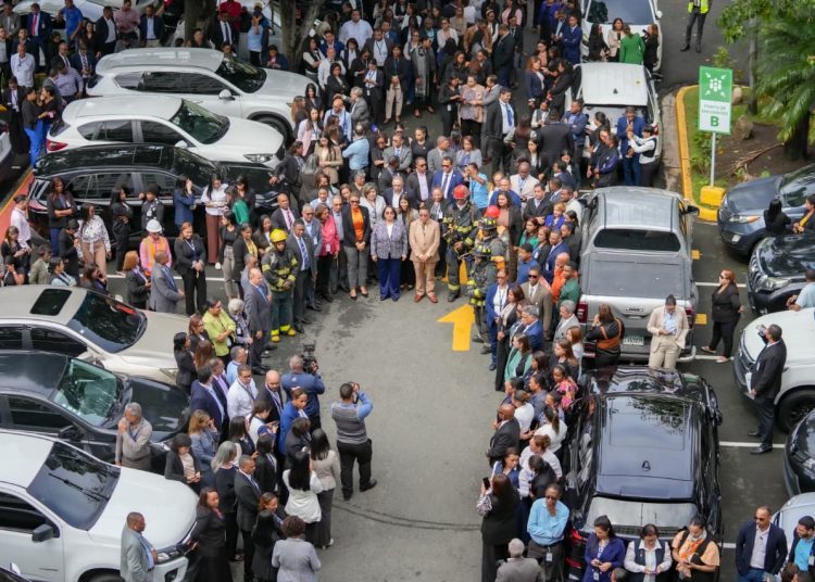 Cámara de Cuentas participa en Simulacro Nacional de Evacuación por Terremoto 2026