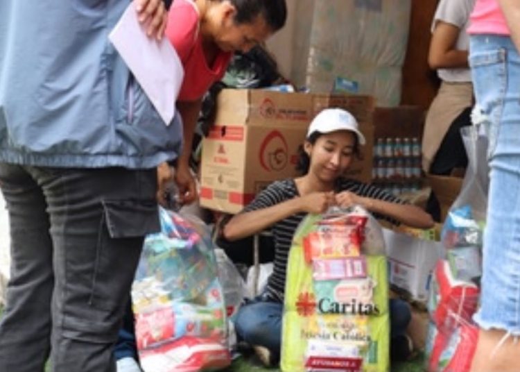 Cáritas Dominicana moviliza RD$14 millones y 15 contenedores de ayuda para los afectados del terremotos en Venezuela
