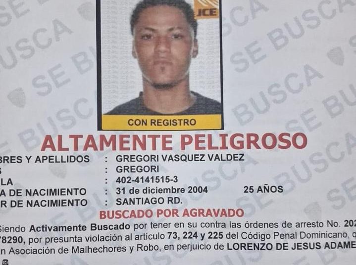 Policía identifica a joven muerto en enfrentamiento con agentes del DICRIM en Santiago