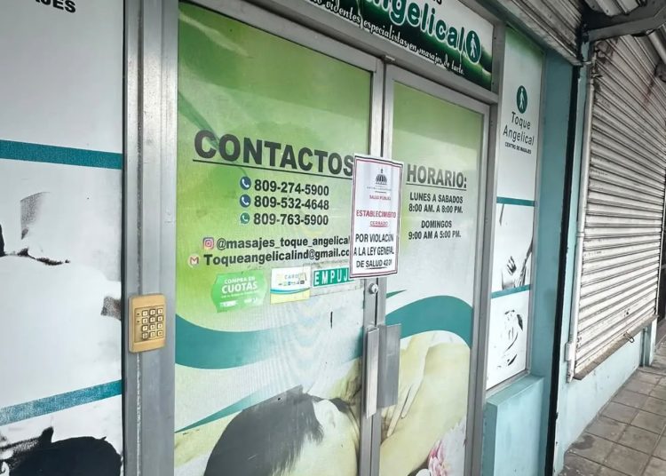 Salud Pública cierra centro de masajes tras denuncia difundida en redes sociales