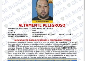 DICRIM busca a hombre señalado por robo millonario de prendas y dinero en efectivo