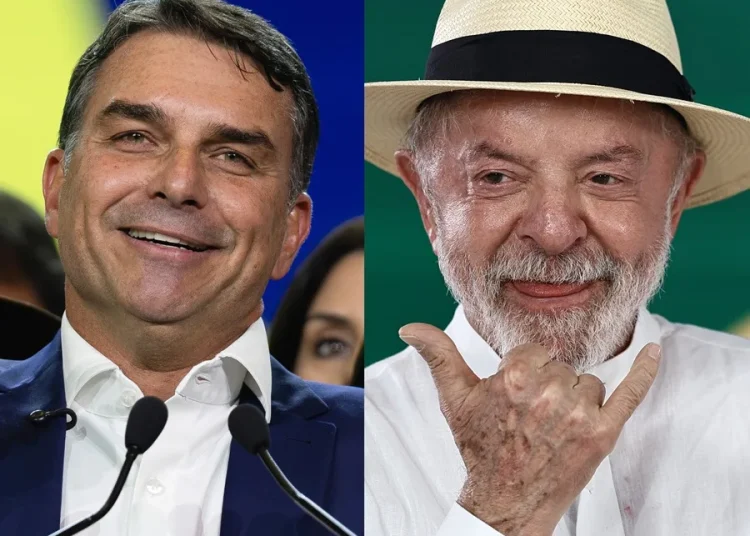 Hay un empate técnico entre Lula y Flávio Bolsonaro a dos semanas de los comicios, según una encuesta