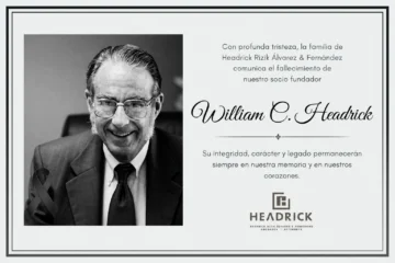 William C. Headrick: muere el destacado jurista y pilar del derecho dominicano moderno