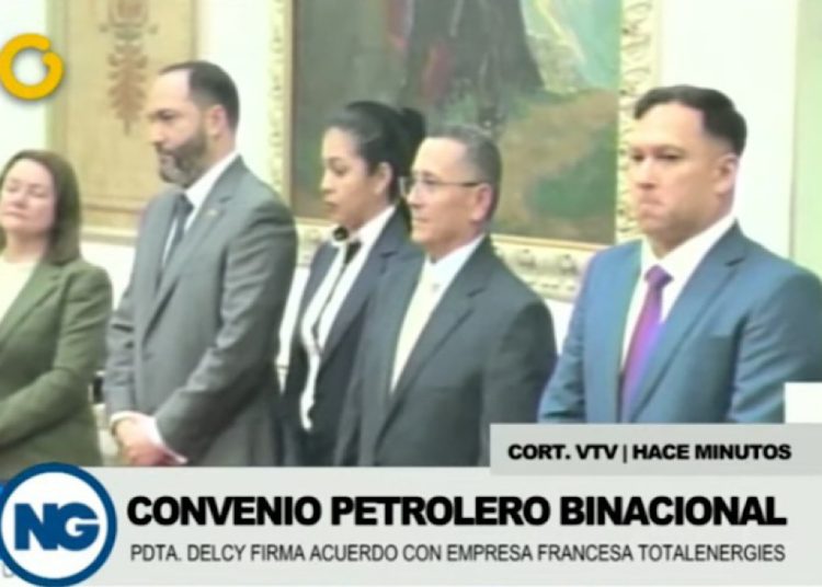 Venezuela firma un memorando de entendimiento con filial de TotalEnergies para cooperación
