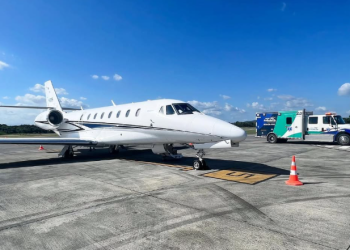 Avión de matrícula dominicana se sale de pista durante aterrizaje en Texas