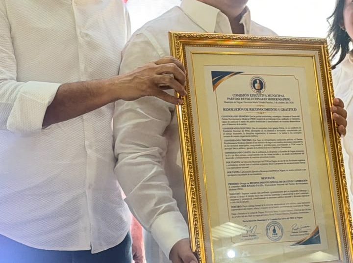PRM en Nagua reconoce a José Ignacio Paliza por su liderazgo y aporte al fortalecimiento del partido
